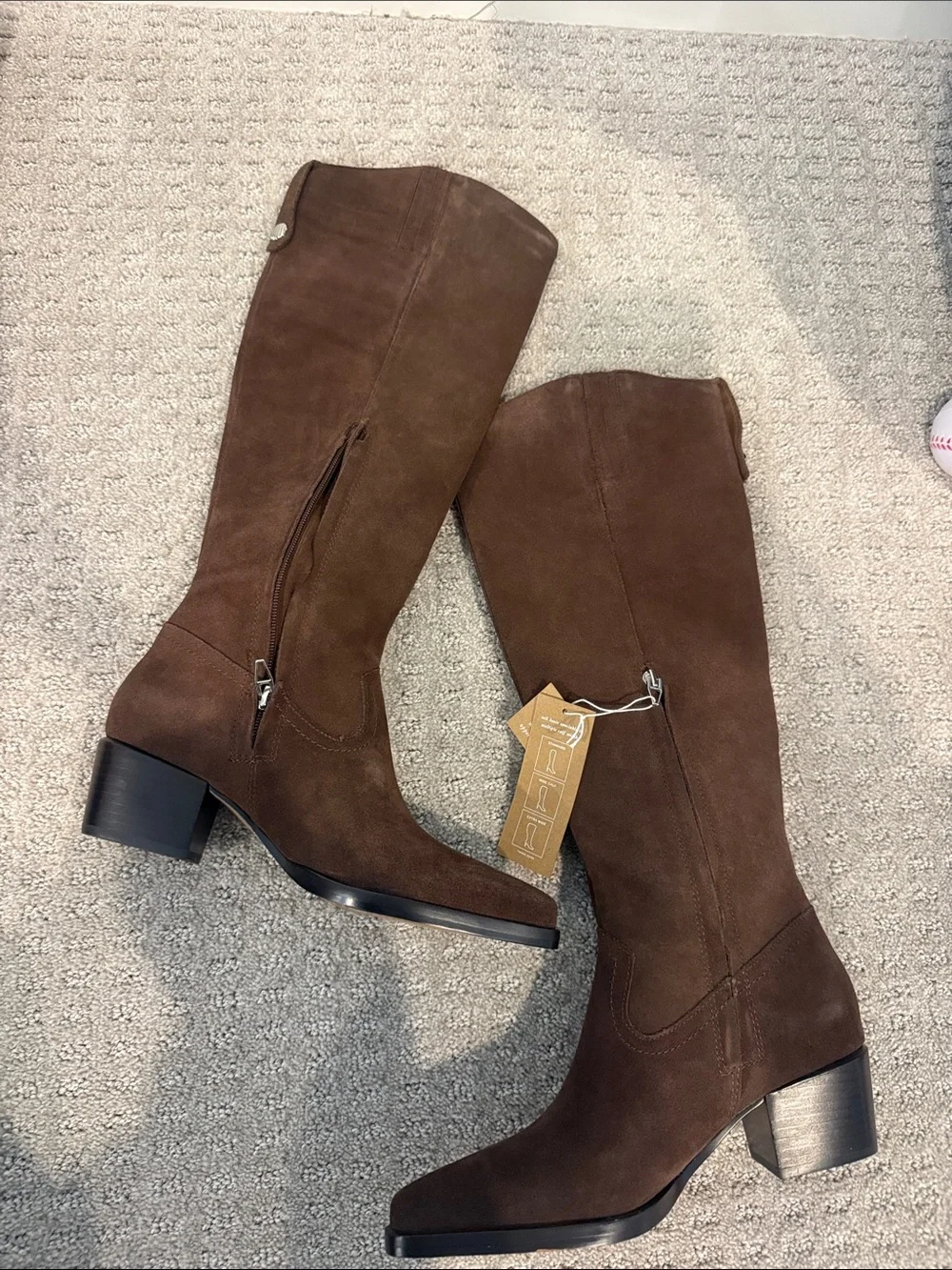 Dolce Vita Dark Brown Suede Over-the-Knee Boots